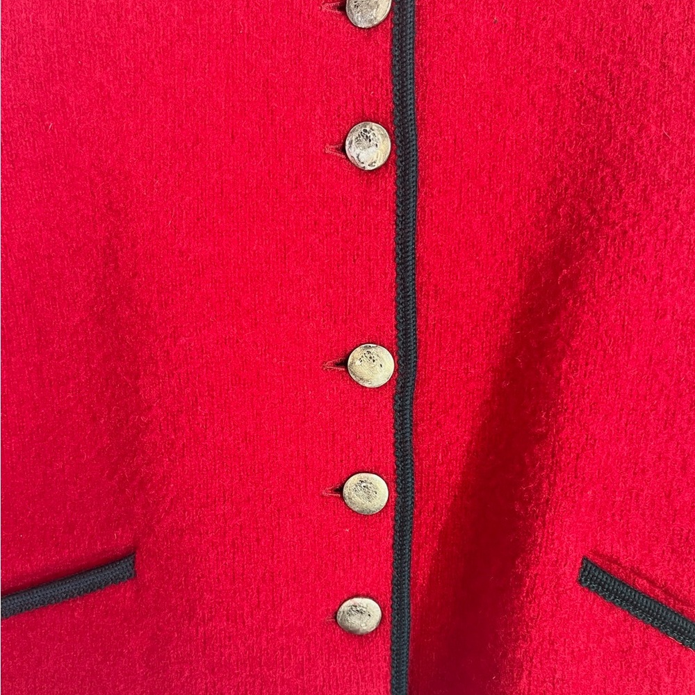 VINTAGE Channel style Wool Lady Jacket - Picture 5 of 5